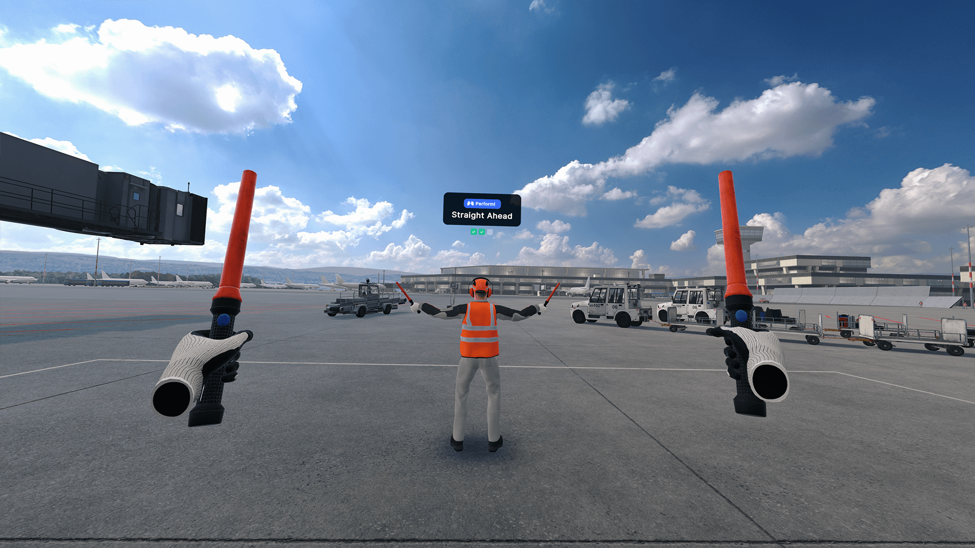 Marshalling: Signals VR training screenshot 2