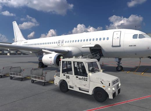 Towing Carts on the Apron