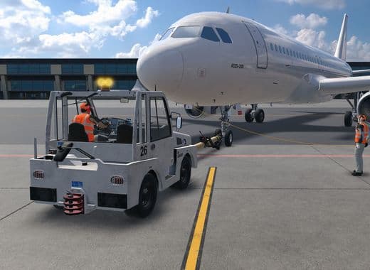 Executing the Pushback (Right Turn)