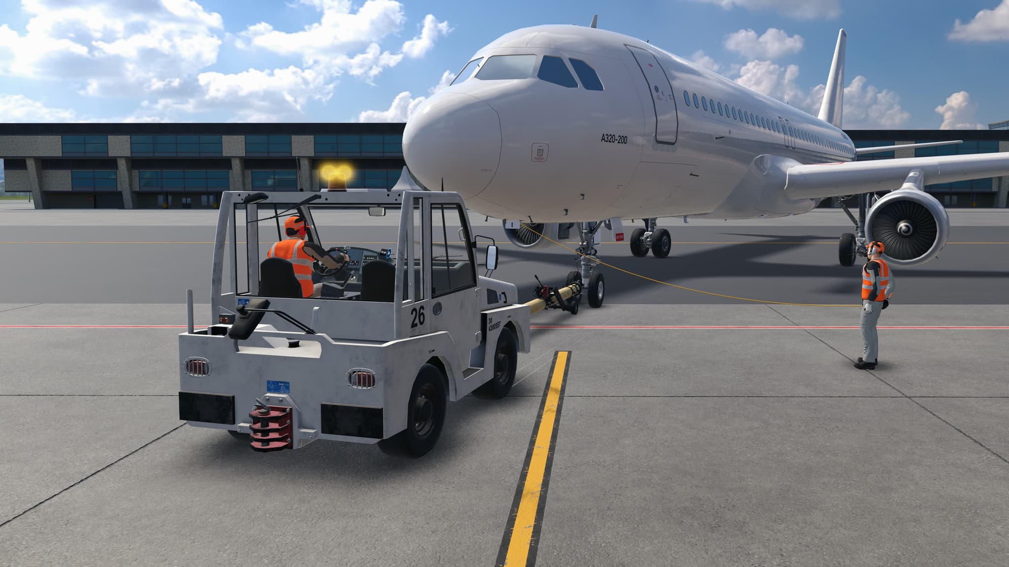 Executing the Pushback (Right Turn)