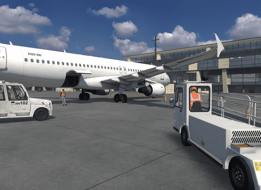 Approaching the Aircraft
