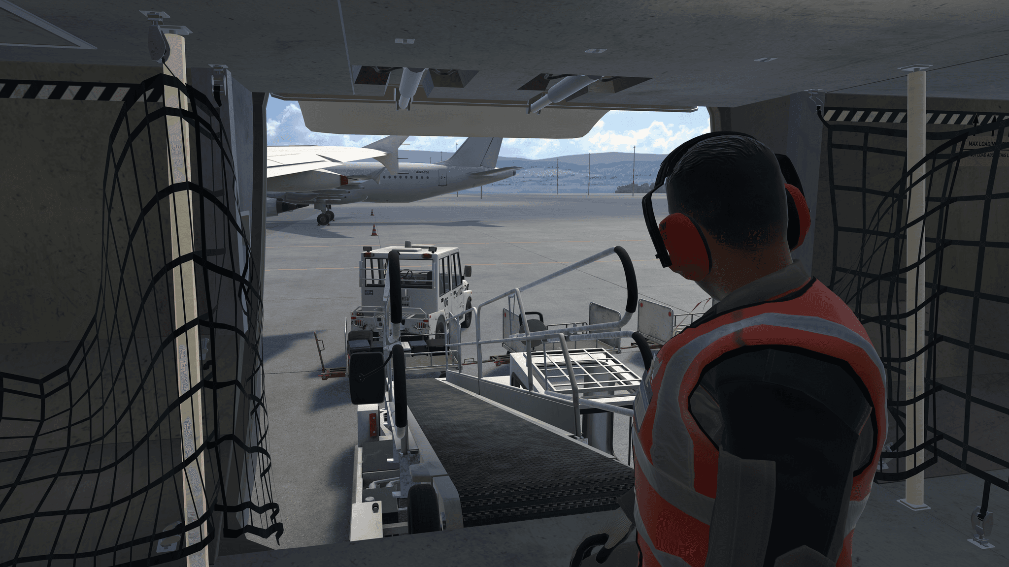 Unloading: Inside the Aircraft