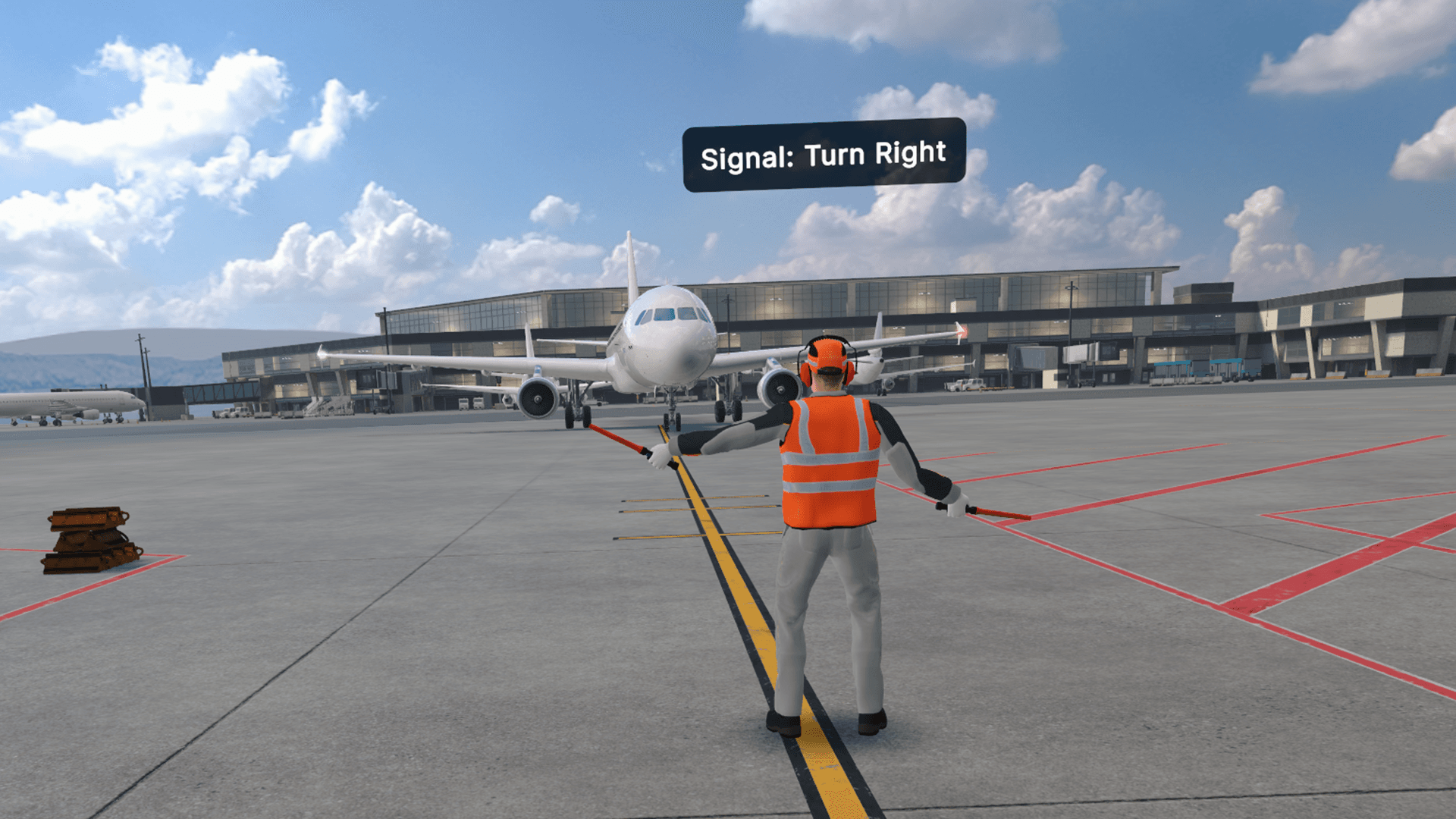 Marshalling: Basics VR training screenshot 2