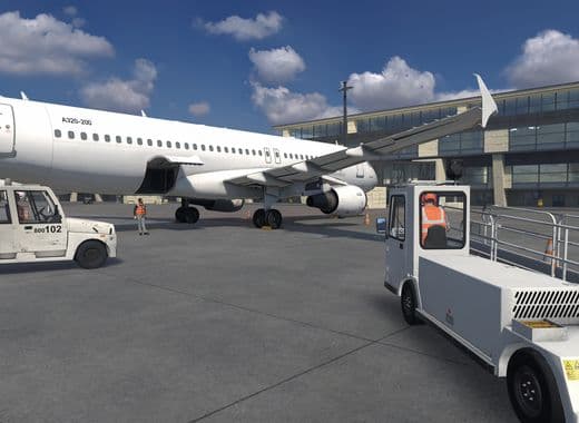 Approaching the Aircraft