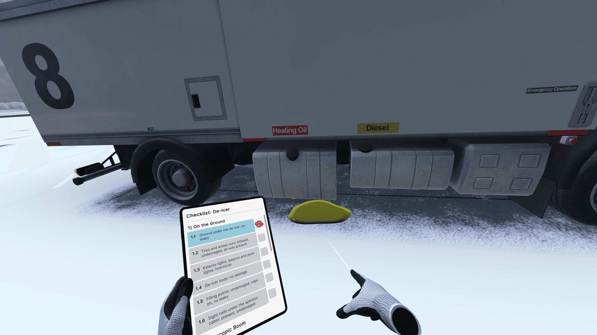 Walkaround VR training