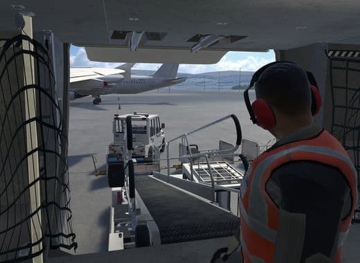 Unloading: Inside the Aircraft